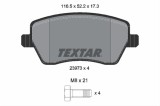 Set placute frana TEXTAR 2397301