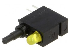 Comutator apăsare galben SPDT 0,5A/60VAC