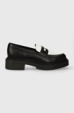 Steve Madden mocasini Charley femei, culoarea negru, cu toc plat, SM11002970