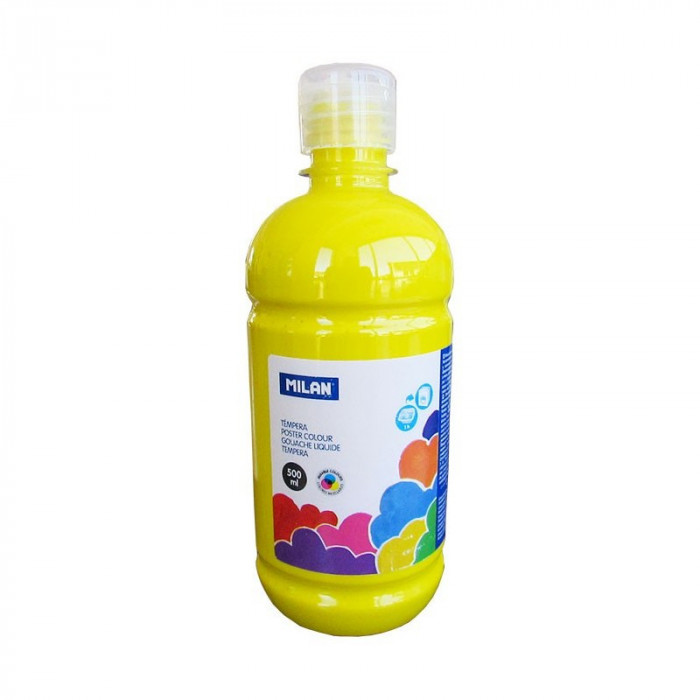 Tempera 500 ml, Milan, culoare galbena