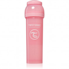 Twistshake Anti-Colic TwistFlow biberon pentru sugari Pink 4 m+ 330 ml