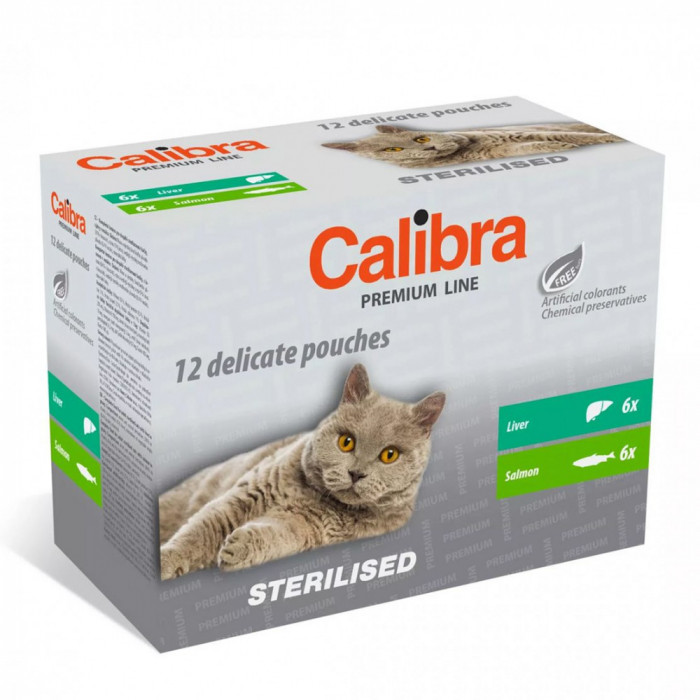 Calibra Cat Premium Steril. multipack 12 x 100 g