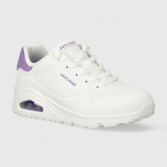 Skechers sneakers UNO culoarea alb