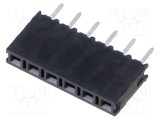 Conector şiruri pini soclu tată 6 PIN 2,54mm THT 1x6 SAMTEC
