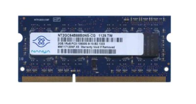 Memorie laptop Nanya NT2GC64B88B0NS-CG SODIMM DDR3/1333 2GB CL9 foto