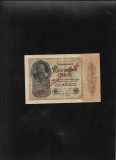 Germania 1000000000 (1 miliard) marci supratipar 1000 1922 seria119454 uzata