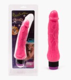 Realistic Cock - Vibrator roz, 22 cm