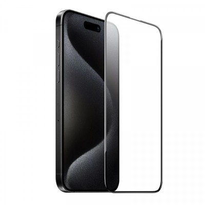 Folie de protectie Ecran HOCO G16 pentru Apple iPhone 16 Pro Max, Sticla Securizata, Full Glue, 5D, Neagra foto