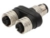 Adaptor T M12 Tată-M12 Mamă x2, DeviceNet/CANopen, MOLEX