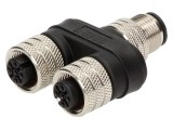Adaptor T M12 Tată-M12 Mamă x2, DeviceNet/CANopen, MOLEX