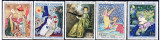 FRANTA, Arta, Pictura, Watteau, Chagall, Toulouse-Lautrec, serie neuzata, MNH, Nestampilat