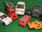 Masinute 9 vintage Politie Jepp Hummer Matchbox Hot Wheels LOT35T1