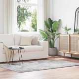 Gossi covor shaggy cu gradini inalte gri deschis 130x200 cm poliester