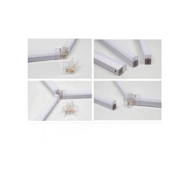 Conector pentru LED tub tip T5 Drept/ V/L/Y/T/ Cod: CON-HEX Automotive TrustedCars foto