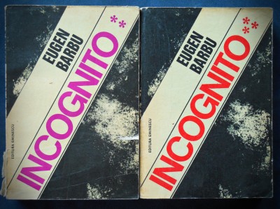 INCOGNITO - VOL. 2 + VOL. 3 - EUGEN BARBU foto
