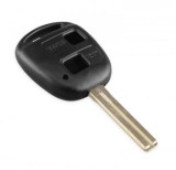 Set 2 bucati - Carcasa cheie Topautochei&amp;#174; compatibila cu Toyota Camry Rav4 Corolla Yaris Land Cruiser Lexus RX300 ES300 LS400 GX, lamela 46mm, 2