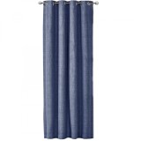 Draperie Elfie Opac cu inele Jemidi, 140 x 245 cm, Albastru, Poliester, 55279.04.01