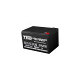 Acumulator AGM VRLA 12V 12,5A dimensiuni 151mm x 98mm x h 95mm F2 TED Battery Expert Holland TED002754 (4), Ted Electric