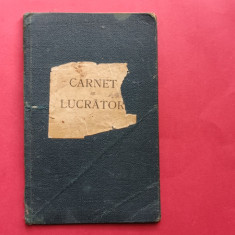 Bucuresti Bukarest Carnet de lucrator zidar sobar 1904