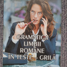 Gramatica limbii romane in teste-grila - Maria Ticleanu 1999, ed a doua, 200 pag