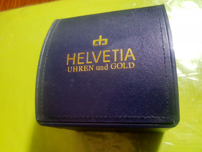 1827-Cutie Helvetia din carton pentru ceasuri si bijuterii.