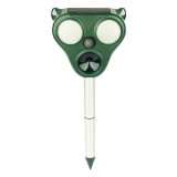 Aparat solar cu ultrasunete &Egrave;i senzor pir, anti roz&Auml;toare &Egrave;i insecte, repelent animale mari &Egrave;i mici, ip66, 5 set&Auml;ri, 300 mp, verde