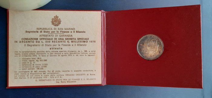 500 Lire 1976, San Marino - G 4046