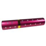 Cumpara ieftin Electrosoc Ruj Roz cu Lanterna, 3800kV, Autoaparare, Mini, Reincarcabil, 11cm, 60g