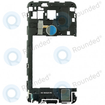 LG Nexus 5X (H790, H791) Husa mijlocie neagra incl. Modul difuzor + Amprentă