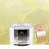 Vopsea Decorativă Perla Luxury Galben Imperial 0,5L cu fulgi perlați&ndash;Pensulă inclusă-Toro Decor