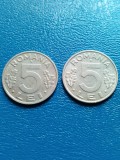 Moneda Romania 5 lei -1992,1993