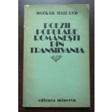 Oszkar Mailand - Poezii populare rom&acirc;nești din Transilvania (ed. Ana Șoit)