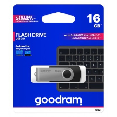 Memorie Externa GoodRam (pendrive) Twister (16GB I USB3.0) Blister UTS3-0160KWR11 Negru foto