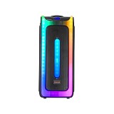 Boxa portabila bluetooth D-2806, USB, Radio FM, microfon, joc de lumini RGB
