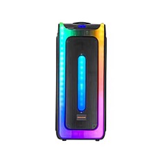 Boxa portabila bluetooth D-2806, USB, Radio FM, microfon, joc de lumini RGB