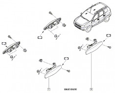 Maner Usa Stanga Fata Spate Duster 2010-2018, Sandero 2008-2012; Renault 806074969r foto