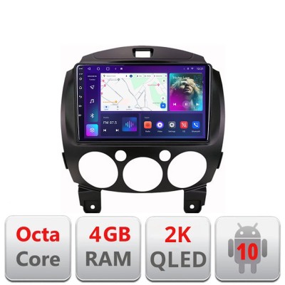 Navigatie Mazda 2 2007-2013 Android ecran Qled 2K Octa core 4+32 Kit-mazda2+EDT-E409-2K CarStore Technology foto