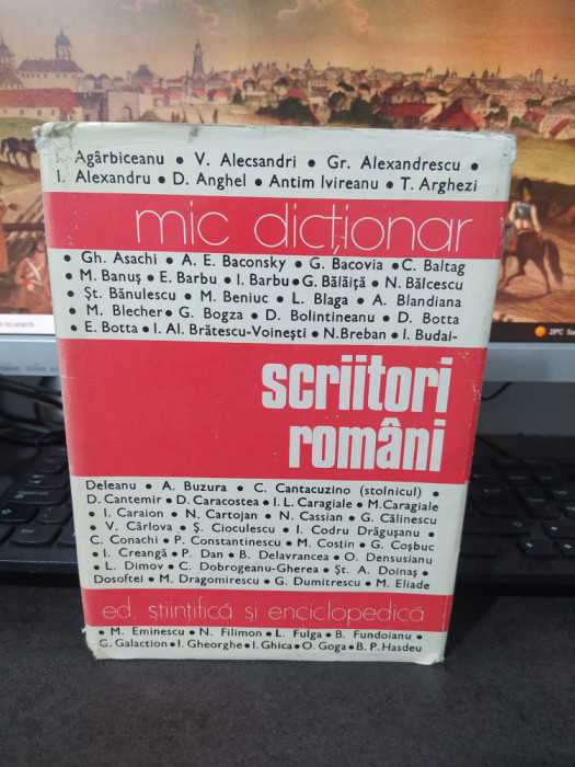 Scriitori rom&acirc;ni, mic dicționar, coordonator Mircea Zaciu, București 1978, 214