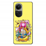 Husa compatibila cu Oppo Reno10 5G Silicon Gel Tpu Model Adventure Time Poster