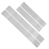 Cumpara ieftin Protectie usa auto tip abtipild, banda adeziva carbon, anti-zgarieturi prag portiera, flexibil, rezistent, universal