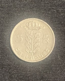 Moneda 5 franci 1978 Belgia, Europa