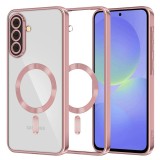 Husa premium Samsung Galaxy A36 5G Techsuit Luxury Crystal MagSafe, roz