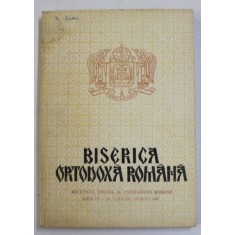 BISERICA ORTODOXA ROMANA , BULETINUL OFICIAL AL PATRIARHIEI ROMANE , ANUL CV - NR.7-8 , IULIE - AUGUST , 1987
