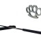 Set baston telescopic 66 cm + box argintiu 0.5 cm grosime