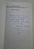 Carte cu autograf Anastasia Dumitru Pledoarie pentru valori