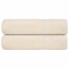VidaXL Prosoape de duș 2 buc crem 70x140 cm 360 g/m&sup2; 100% bumbac