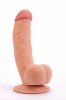 Dildo Realist Lovetoy The Ultra Soft Dude Natural, 21cm, Cu Testicule, TPE/TPR