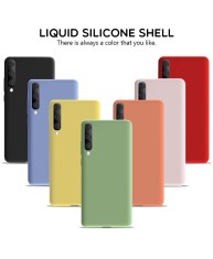 Husa Silicone Case Xiaomi Mi Note 10 Lite 4G Neagra