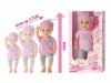 Papusa Bebelus MomKi cu Functie de Crestere, 35-38 cm, 3 ani+