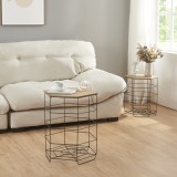 Set 2 cosuri metalice masuri diferite Horsholm [en.casa] HausGarden Leisure, [en.casa]